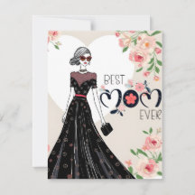 Carte de fête des mères Meilleure maman