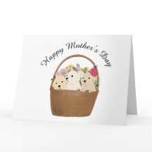 Carte de fête des mères pour chiens