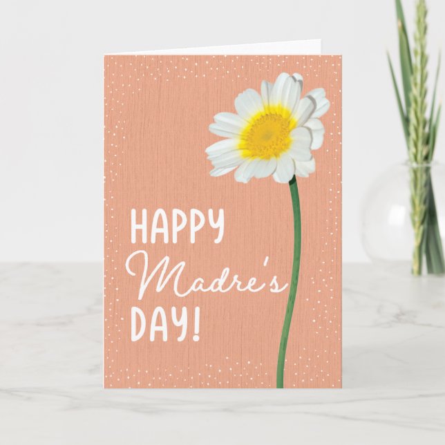 Carte de fête des mères pour Madre (Devant)