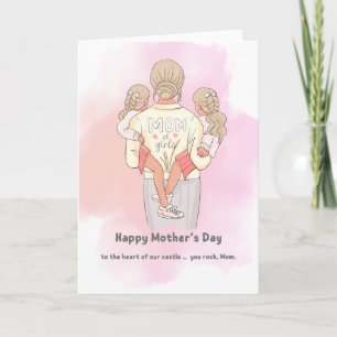 Carte de fête des mères pour maman de filles – Aqu