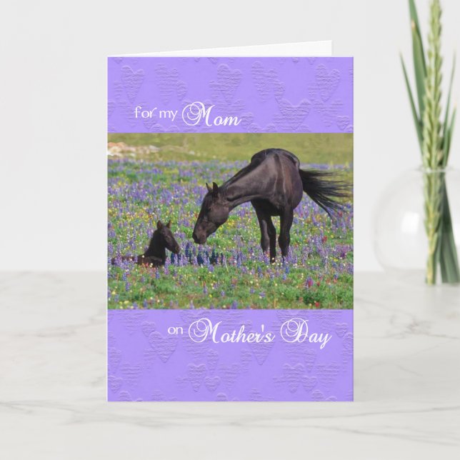 Carte de fête des mères pour maman - Mare avec pou (Devant)