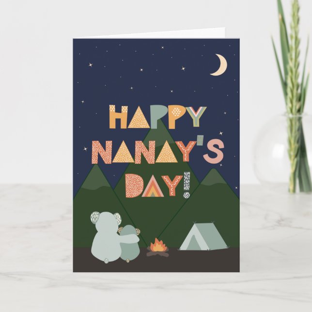 Carte de fête des mères pour Nanay (Devant)