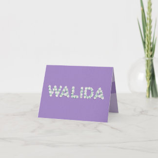 Carte de fête des mères pour Walida