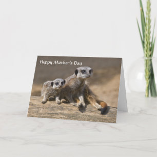 Carte de fête des mères Regarde avec maman