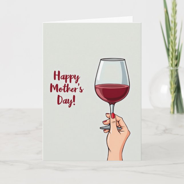 Carte de fête des mères Ruby Nails (Devant)