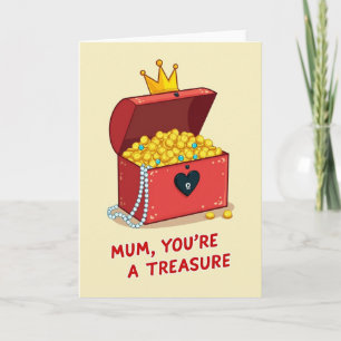Carte de fête des mères Ruby Treasure