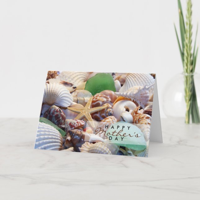Carte de fête des mères Seashells (Devant)