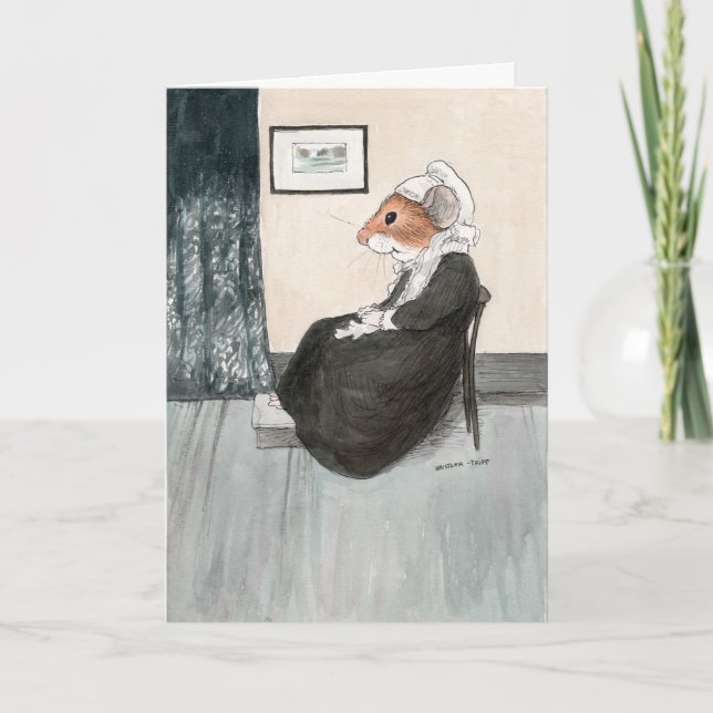 Carte de fête des mères Whistler's Mother Mouse (Devant)