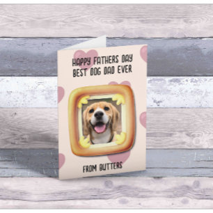 Carte de Fête des pères Best Dog Dad