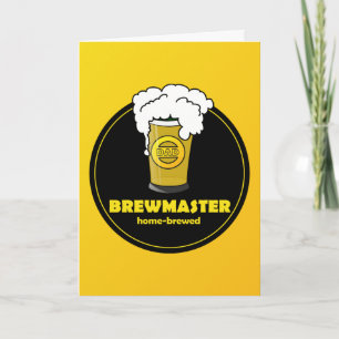 Carte de Fête des pères de bière Brewmaster
