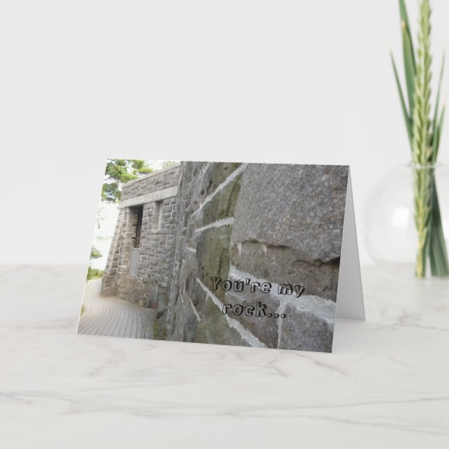 Carte de Fête des pères du mur du château (Devant)