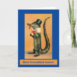 Carte de Fête des pères Gator