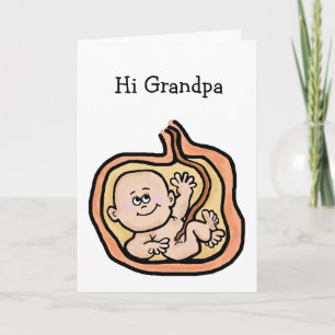 Carte de Fête des pères grand-père attendue