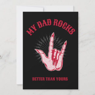 Carte de fête des pères 'Mon papa déchire mieux qu