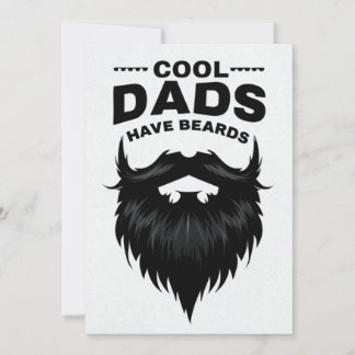 Carte de Fête des pères monochromatique minimalist