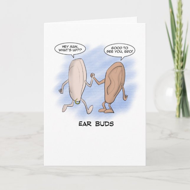Carte de Fête des pères papa Joke - Oreilles (Devant)