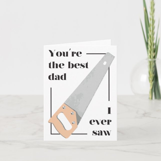 Carte de fête des Pères pour papa drôle - meilleur (Devant)