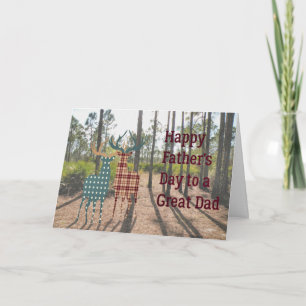 Carte de fête des pères pour un Père qui aime la n