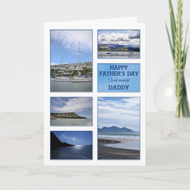 Carte de Fête des pères Seascapes pour papa (Devant)