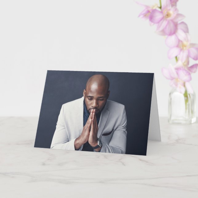 Carte de fête du Père chrétien d’une femme (Orchidée)