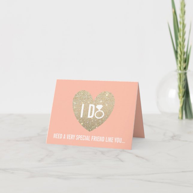 Carte de fête nuptiale - I DO (Devant)