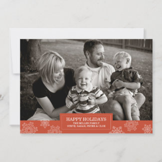 Carte de fêtes joyeuses | plat | 5x7