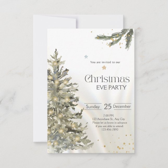 Carte de fêtes : la magie de Noël dans chaque floc (Devant)