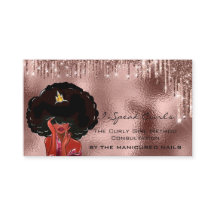 Carte de fidélité 10 Punch Curly Rose Alyaa