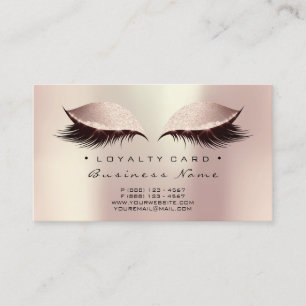Carte de fidélité 6 Beauté Salon Lashes Artiste ma