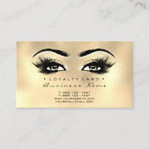 Carte de fidélité 6 Beauté Salon Lashes Maquillage