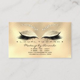 Carte de fidélité 6 Salon de beauté Lashes Champai