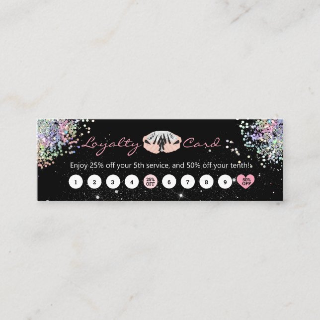 Carte de fidélité à rabais client (Devant)