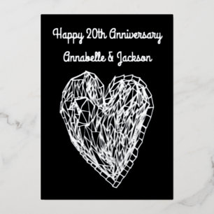Carte de fidélité Amour Coeur pour un bon annivers