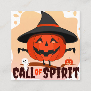 Carte De Fidélité Appel de l'Esprit d'Halloween