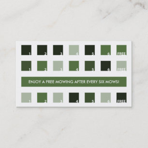 Carte De Fidélité Appréciation de client de LAWNCARE (carrés de mo