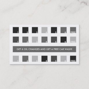 Carte De Fidélité Appréciation de la clientèle de MECHANIC (carré