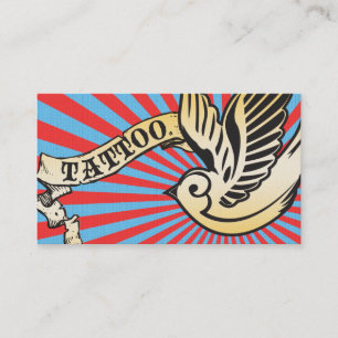 carte de fidélité au tatouage de moineau