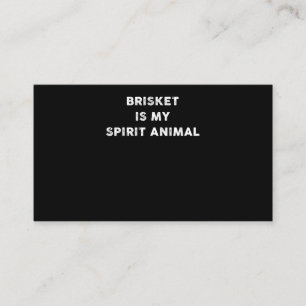 Carte De Fidélité BBQ   Brisket Est Mon Esprit Animal BBQ Cadeaux