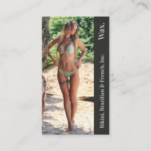 Carte De Fidélité Bikini Brésil France Cire Photo Foie Punchcard
