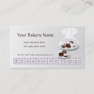 Carte De Fidélité Boulangerie de Donut Baker Magasin sur mesure Loya