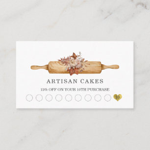 Carte De Fidélité Boulangerie Pâtisserie Chef Boulangeries Outils Lo