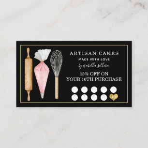 Carte De Fidélité Boulangerie Pâtisserie Chef Boulangeries Outils Lo