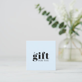 Carte De Fidélité Cadeau d'affaires simple et élégant
