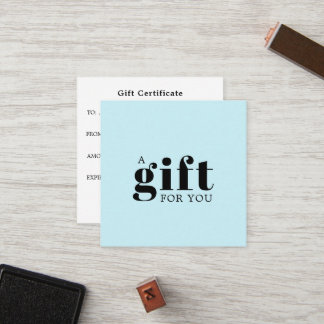 Carte De Fidélité Cadeau d'affaires simple et élégant