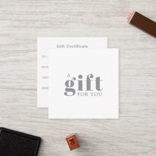 Carte De Fidélité Cadeau promotionnel pour salon d'affaires