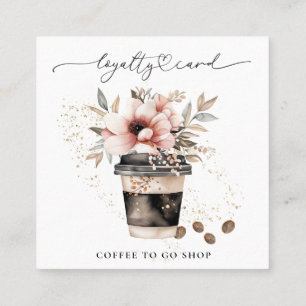Carte De Fidélité *~* Café Floral Aller Espresso QR Rewards