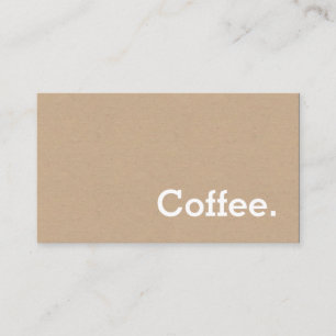 Carte De Fidélité Café Loyauté Minima Mot Simple Bateau Punch Card