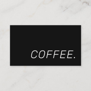 Carte De Fidélité Café Loyauté Simple Punch Rube