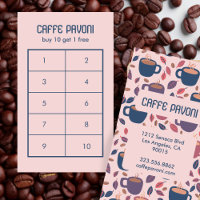 Café Mugs Motif Pink Blue Cafe Cute 10