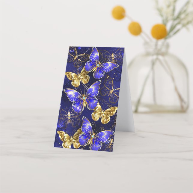 Carte De Fidélité Composition avec papillons Sapphire (Dos)